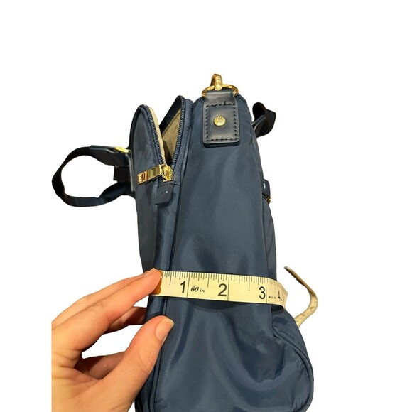 Hedgren Charm Appeal Crossbody Shoulder Travel Hand Bag Tote Pockets Blue 13” - Picture 2 of 6